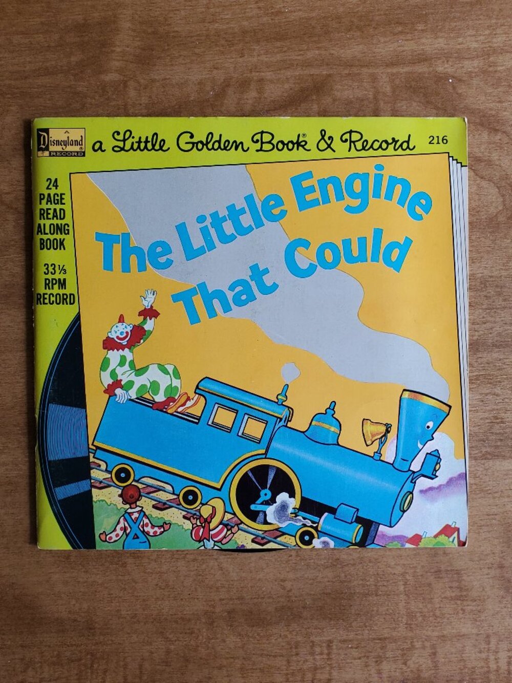 Vintage The Little Engine That Could Little Golden Book and Record